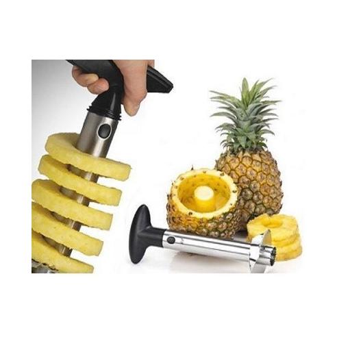 Taglia e Affetta Manuale Ananas in Acciaio Inox