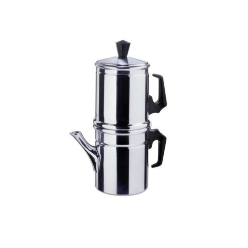 Neapolitan coffee maker Ilsa - Neapolitan Moka in Aluminum 1-2 cups