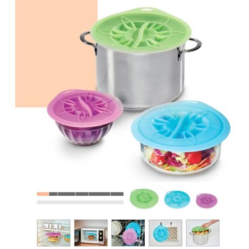 Metaltex - Coperchio Universale per Pentole in Silicone 12/20 cm