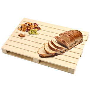 Tagliere per pane Meeting - Tagliere in Legno forma Pallet 20x35 cm