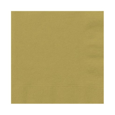 Tovaglioli di Carta Monouso 33x33 cm Oro 50 pezzi