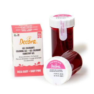 Decora - Gel Colorante Alimentare per Dolci Rosa 28g