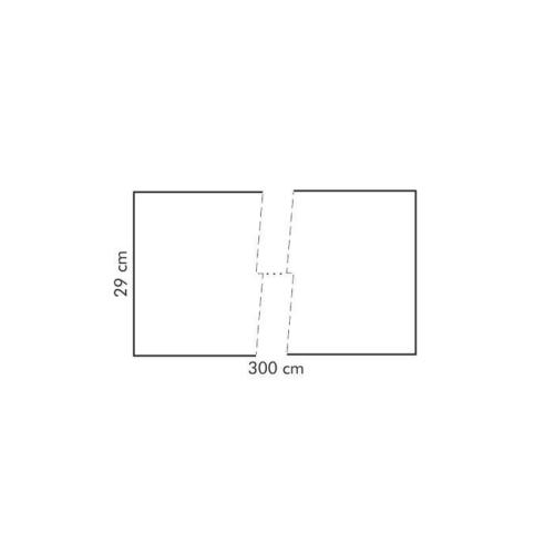 Tescoma - Carta Forno in Plastica per Cartoccio 3 metri Linea Delicia