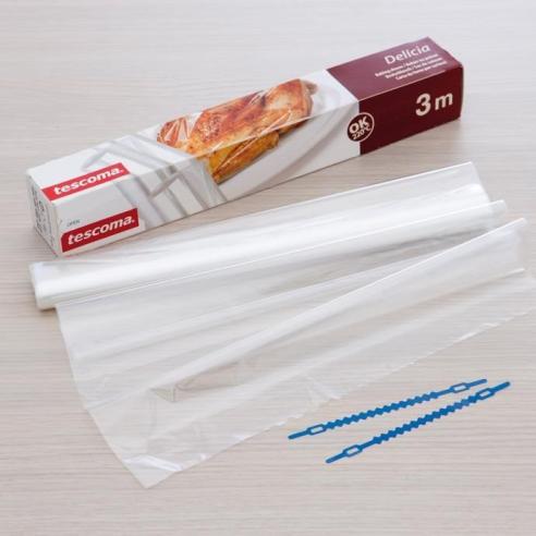 Tescoma - Carta Forno in Plastica per Cartoccio 3 metri Linea Delicia