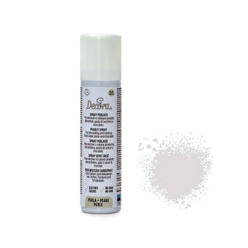 Decora - Colorante Spray Alimentare Perlato Perla 75 ml