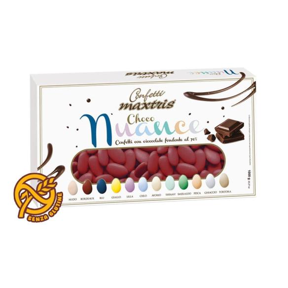 Maxtris - Confetti al Cioccolato Bordeaux 1 kg Senza Glutine