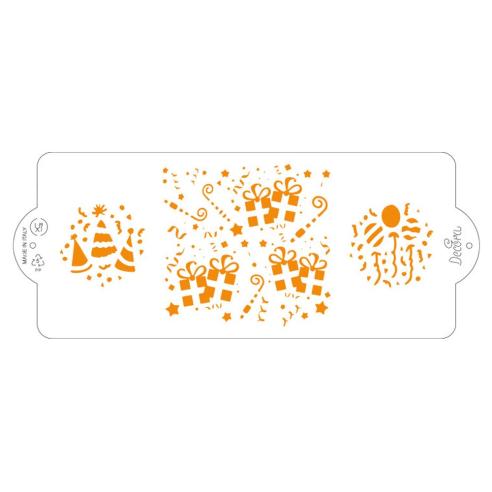Fascia Decorativa Decora - Stencil per Torte Party 25 Cm
