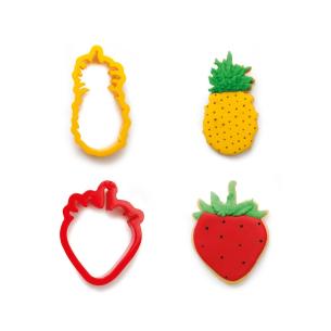 Tagliabiscotti Decora - Set 2 Tagliapasta Ananas e Fragola 2