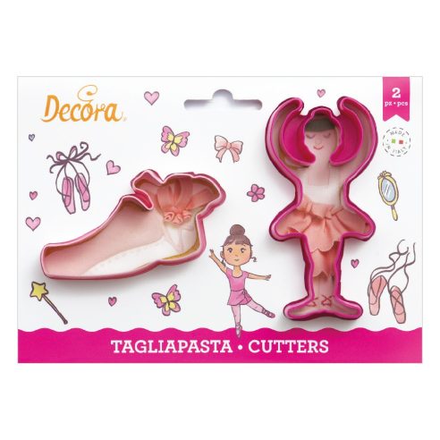 Tagliabiscotti Decora - Set 2 Tagliapasta Ballerina e Scarpetta