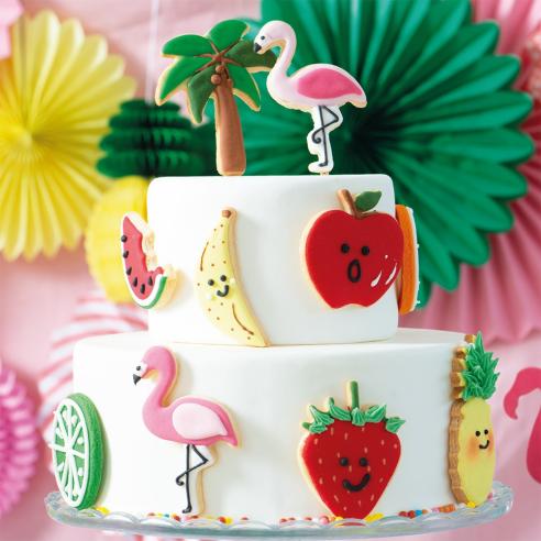 Tagliabiscotti Decora - Set 2 Tagliapasta Banana e Mela