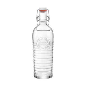 Bormioli - Bottiglia di Vetro Officina 1825 con Tappo Automatcio da 1,2 litri