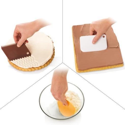 Tescoma - Set 3 Spatole in Plastica Linea Delicia