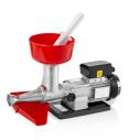 Electric tomato press and meat mincer